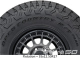 37x12.50r17lt 128s E/10 Open Country Rt Trail
