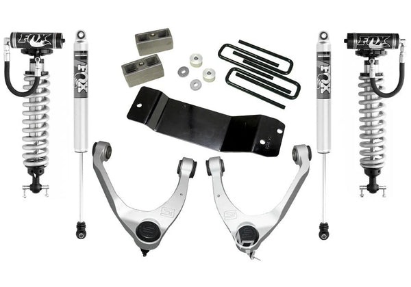 3.5" Upper Ctrl Arm Kit-07-16 GM 1500 4WD w OE Cast Stl Ctrl Arms w Fox Rr Shks