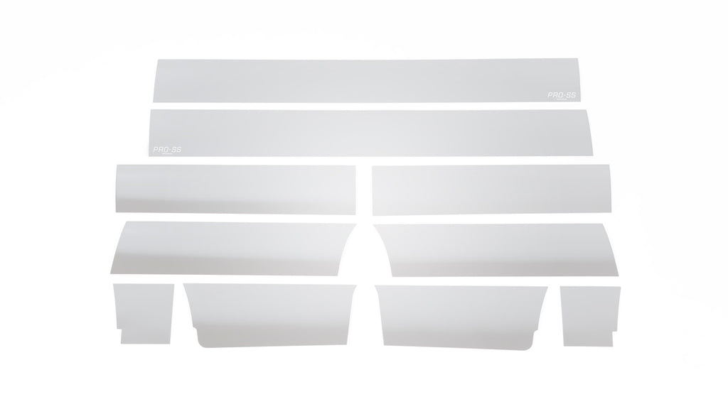 PRO Stainless Steel Rocker Panels-Ford F-150 Super Cab 6.5 Short Box - 7" Wide - 10 pcs