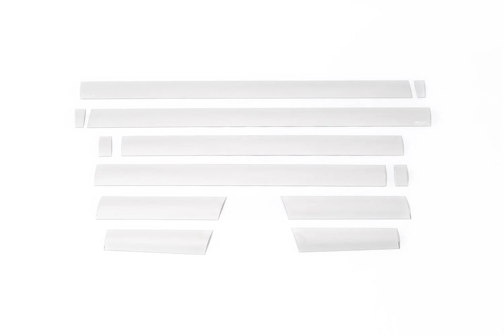 PRO Stainless Steel Rocker Panels-Ford F-150 Super Crew Cab 5.5 ft Short Box (4.25" tall, 12 Pieces)