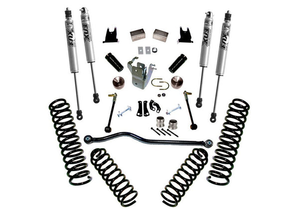 4" Lift Kit - 07-18 Wrangler JK - 2-door - w/ FOX Shocks