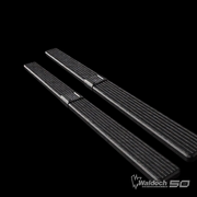 Waldoch 5" Black Stainless Steel Wheel To Wheel Steps, Textured For Grip