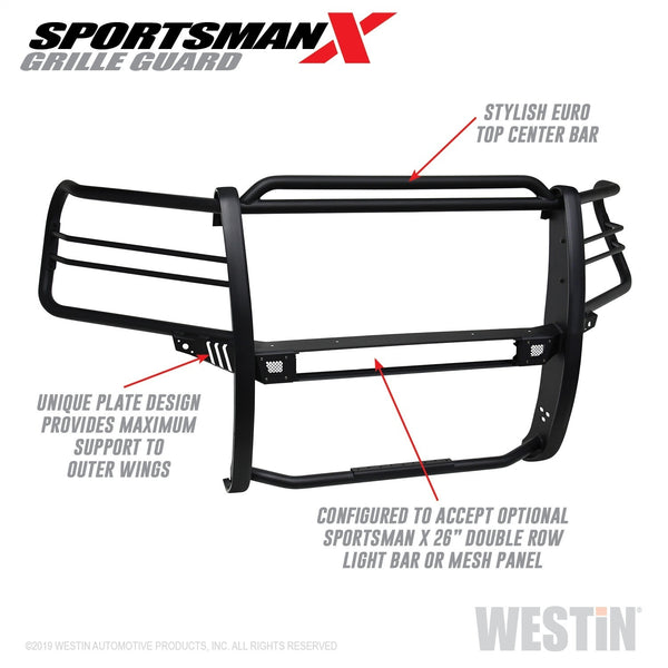 Sportsman X Grille Guard-Silverado 1500 2019-2021, 2023-2024 (Excl. ZR2 & 2019 LD)
