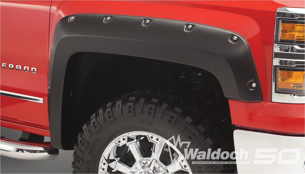 FENDER FLARES POCKET STYLE 2PC FRONT