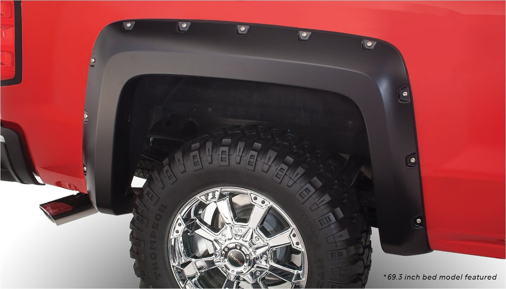 Bushwacker Chevrolet Pocket Style Fender Flare Rear Pair