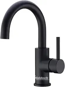 KITCHEN FAUCET BLACK - CABANA REAR FAUCET