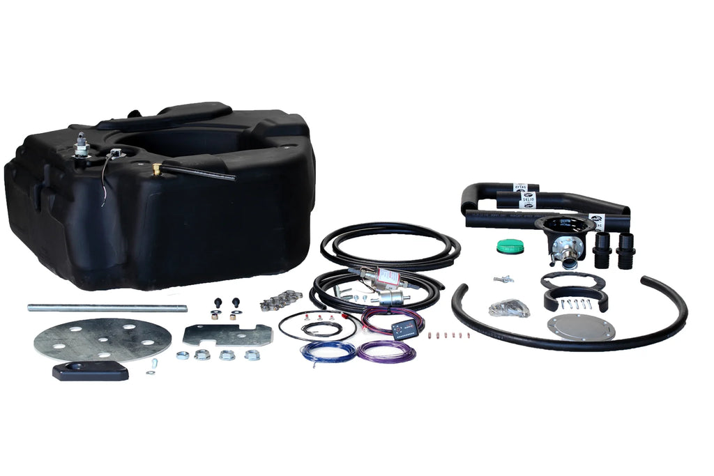 Spare Tire AUX Fuel System-30 Gallon extra heavy duty, cross-linked polyethylene fuel tank