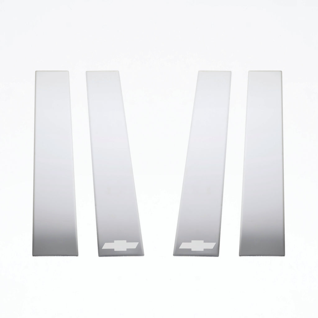 GM Stainless Steel Pillar Posts-Chevrolet Silverado (Crew Cab) - 4 pcs - Pillar Post GM Stainless Steel Pillar Posts-Chevrolet Silverado HD - (Crew Cab) - 4 pcs - Pillar Post