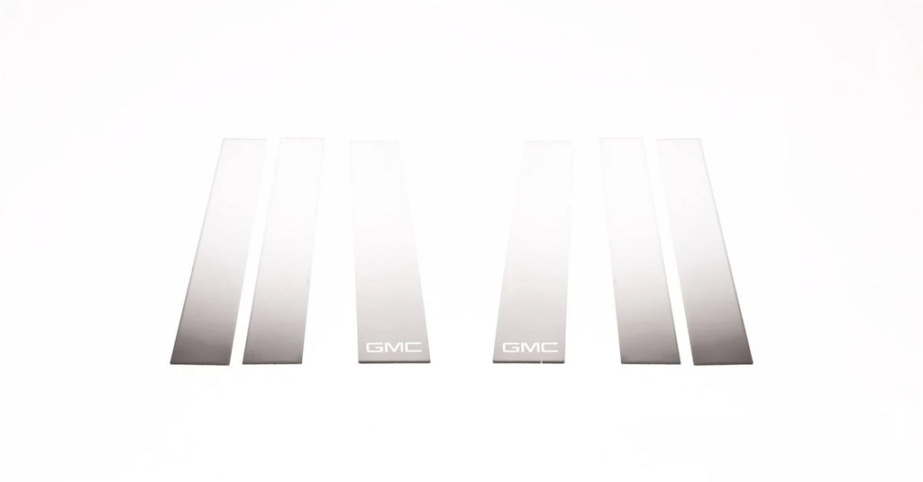 Stainless Steel Pillar Posts Classic-Cadillac Escalade ESV - 6 pcs Stainless Steel Pillar Posts Classic-Chevrolet Suburban - 6 pcs Stainless Steel Pillar Posts Classic-GMC Yukon XL - 6 pcs