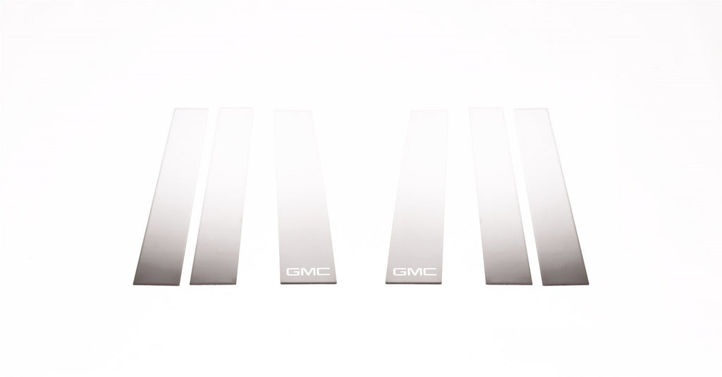 Stainless Steel Pillar Posts Classic-Cadillac Escalade ESV - 6 pcs Stainless Steel Pillar Posts Classic-Chevrolet Suburban - 6 pcs Stainless Steel Pillar Posts Classic-GMC Yukon XL - 6 pcs