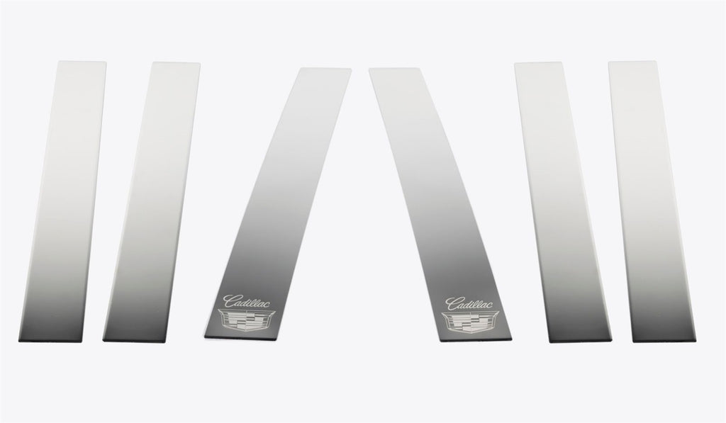 GM Stainless Steel Pillar Posts-Cadillac Escalade ESV - 6 Pcs - Pillar Post