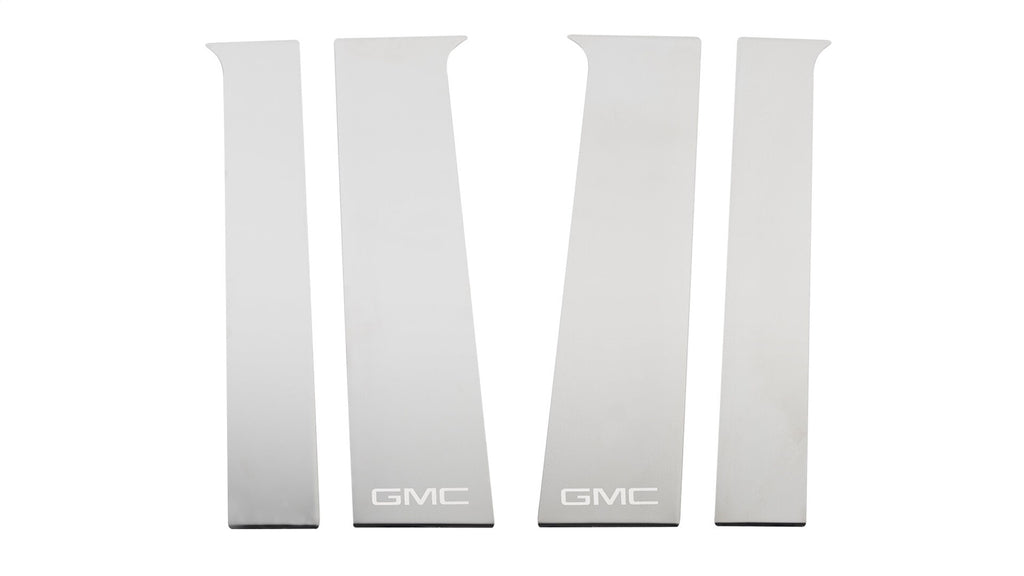 GM Stainless Steel Pillar Posts-GMC Sierra HD - GMC Etch - Crew Cab / Double Cab (6 Pcs)