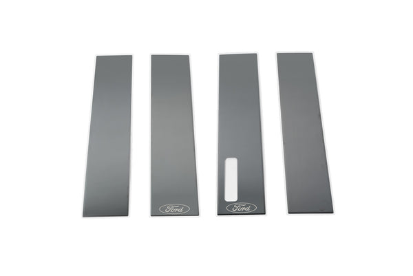 Ford Black Platinum Pillar Posts Classic-Ford Super Duty - Crew Cab / SuperCab - W/KeyPad