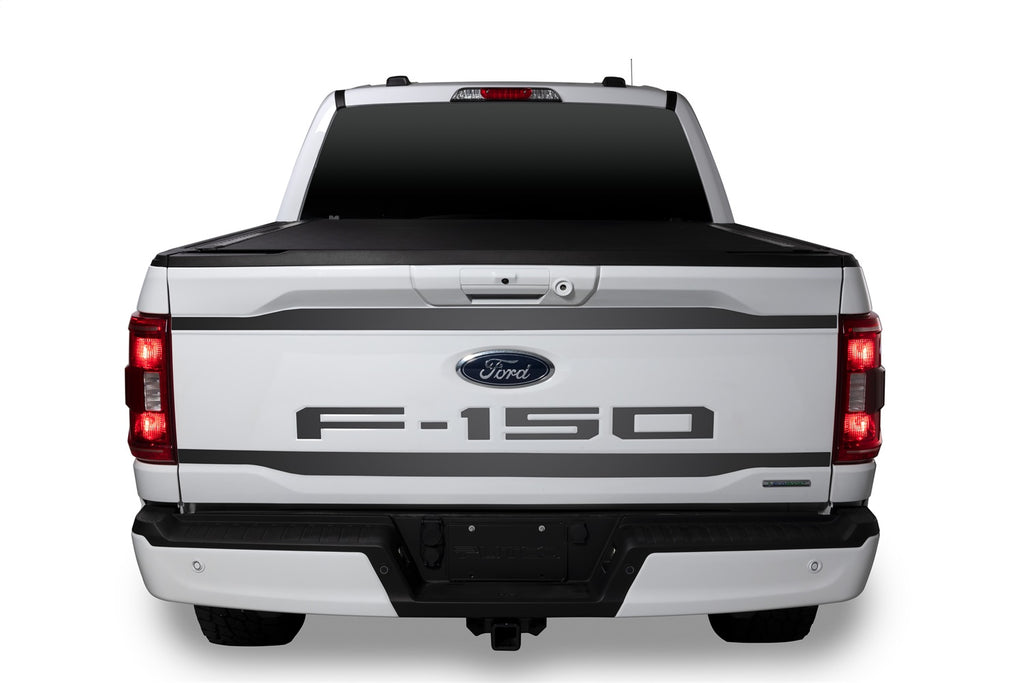 Black Platinum Tailgate Accents -Ford F-150 - Stainless Steel - Upper & Lower Tailgate Accent - 2 pcs.