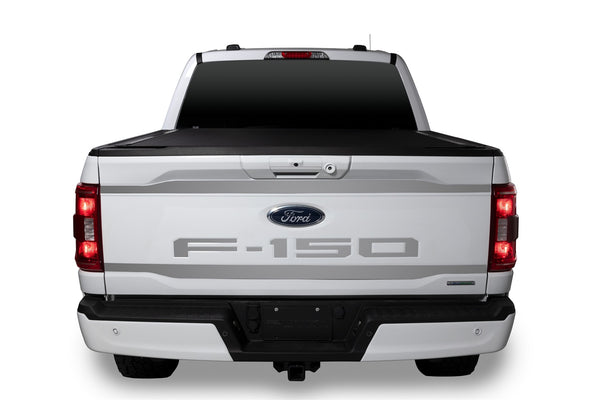 Tailgate Accents-Ford F-150 - Stainless Steel - Upper & Lower Tailgate Accent - 2 pcs.