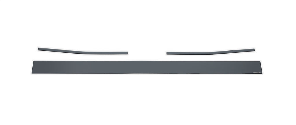 Black Platinum Tailgate Accents -Ford F-150 - Stainless Steel - Upper & Lower Tailgate Accent - 3 pcs.