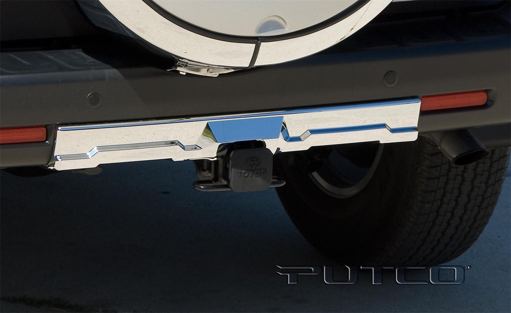 Miscellaneous Chrome Trim Accessories-Toyota FJ Cruiser Rear Apron Cover (w/ hitch opening)