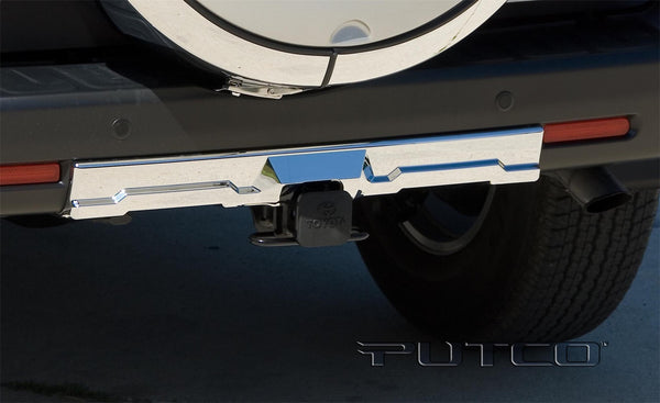 Miscellaneous Chrome Trim Accessories-Toyota FJ Cruiser Rear Apron Cover (w/ hitch opening)