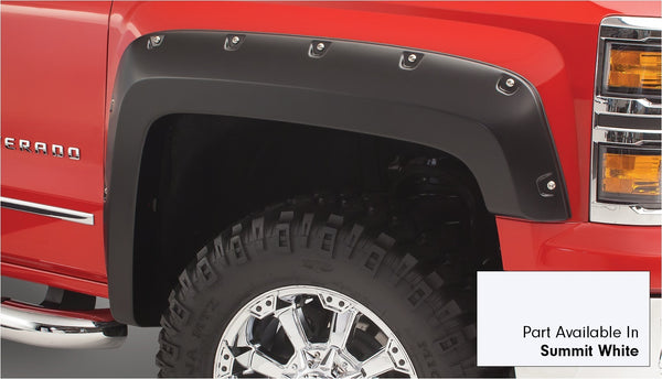 Fender Flares Pocket Style-Color Summit White Smooth Finish 4 Pc