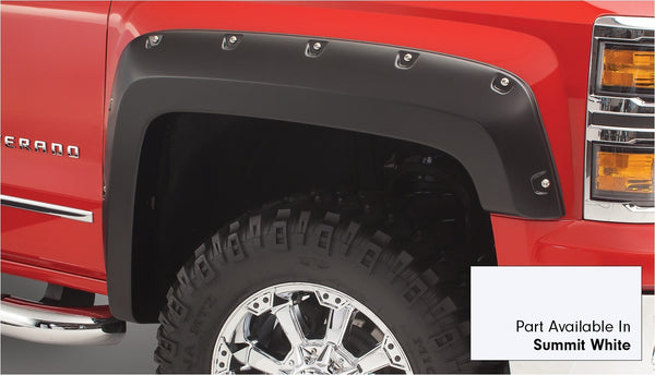 Fender Flares Pocket Style-Color Summit White Smooth Finish 4 Pc