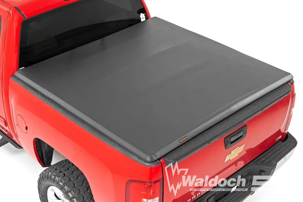 Soft Tri-Fold Bed Cover | 6'7" Bed | Chevy/GMC 1500/2500HD/3500HD (07-14)