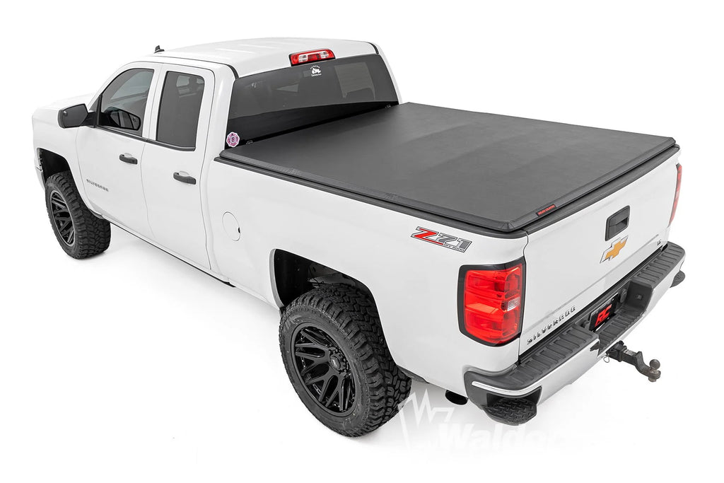 Soft Tri-Fold Bed Cover | 6'7" Bed | Chevy/GMC 1500/2500HD/3500HD (14-19 & Classic)
