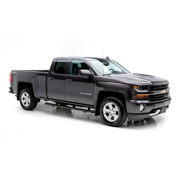SlimGrip 5" x 78" Aluminum Running Boards, Select Siverado, Sierra 2500, 3500 HD
