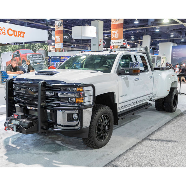 SlimGrip 5" x 88" Black Aluminum Running Boards, Select Silverado, Sierra