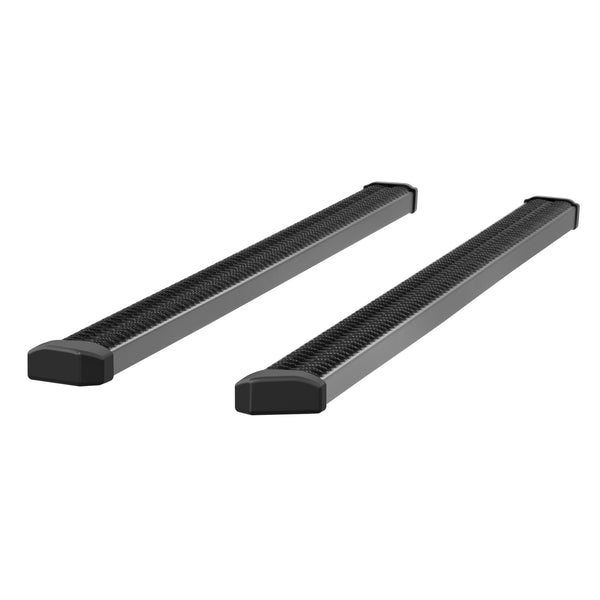 SlimGrip 5" x 88" Black Aluminum Running Boards (No Brackets)