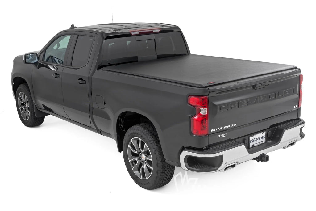 Soft Roll Up Bed Cover  | 6'7" Bed | Chevy/GMC Sierra/Silverado 1500 (19-25)