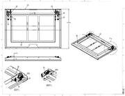 POWER FLIP DOWN TV MOUNT ASSEMBLY FOR 32" TV
