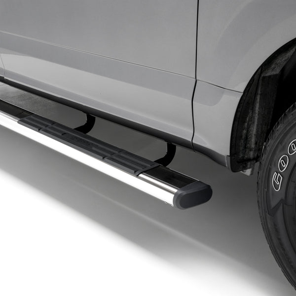 6" x 85" Polished Stainless Oval Side Bars, Select Dodge, Ram 1500, 2500, 3500