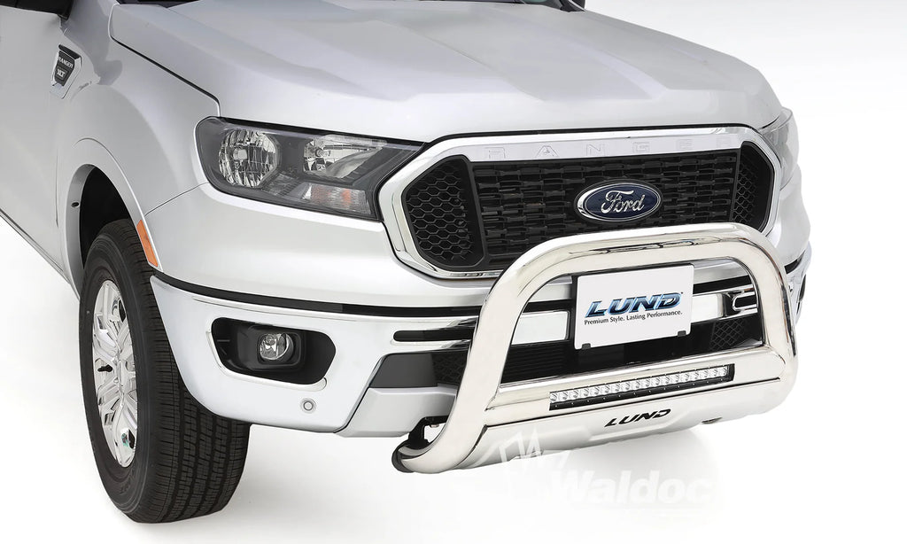 Bull Bar With Led Light Bar-Stainless Steel