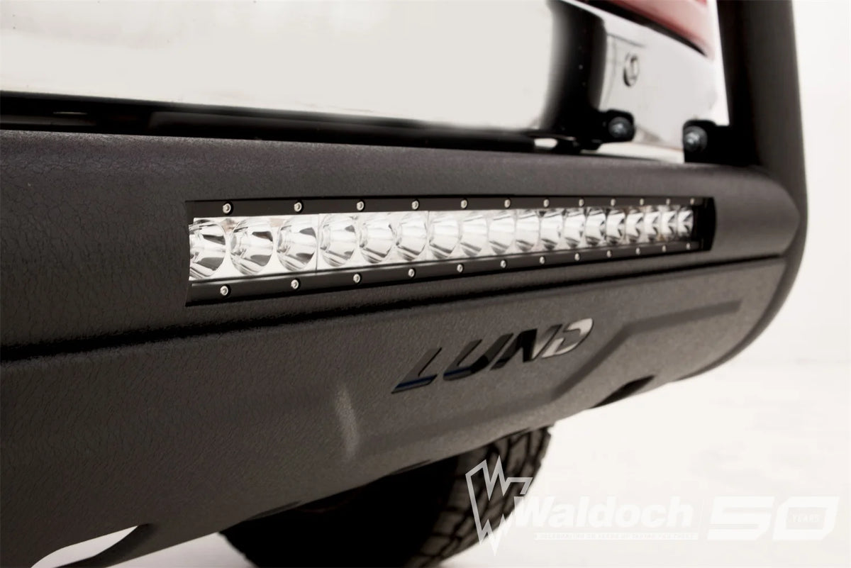 LUND Black Bull Bar With LED Light - Ford Super Duty 2017+ - 47121215