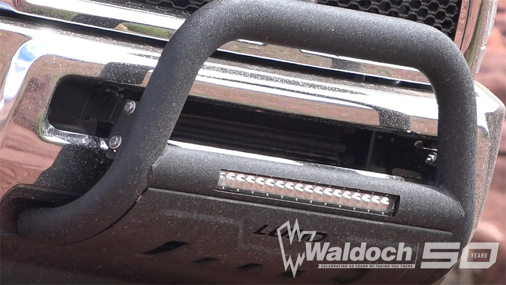 Bull Bar With Led Light Bar-Black