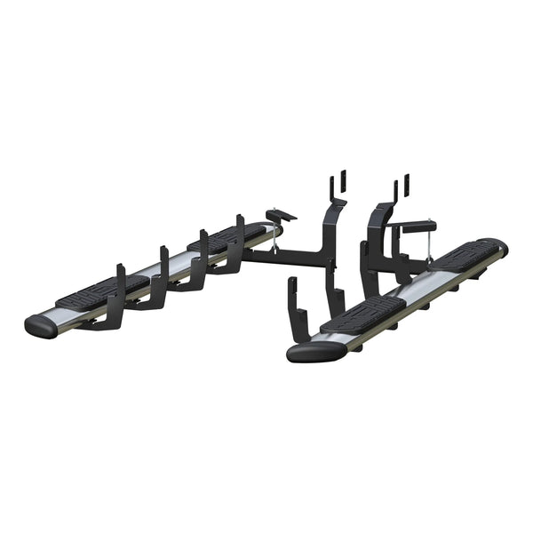 Regal 7 Polished Stainless 93" Oval W2W Steps, Select Silverado, Sierra HD