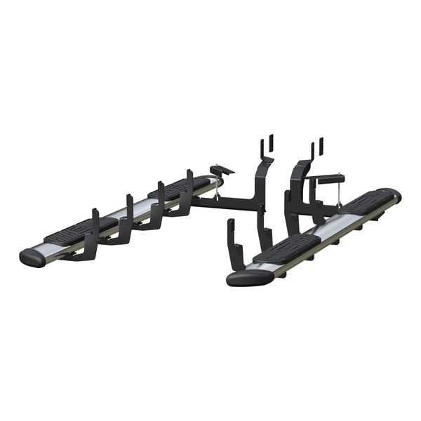 Regal 7 Polished Stainless 93" Oval W2W Steps, Select Silverado, Sierra HD