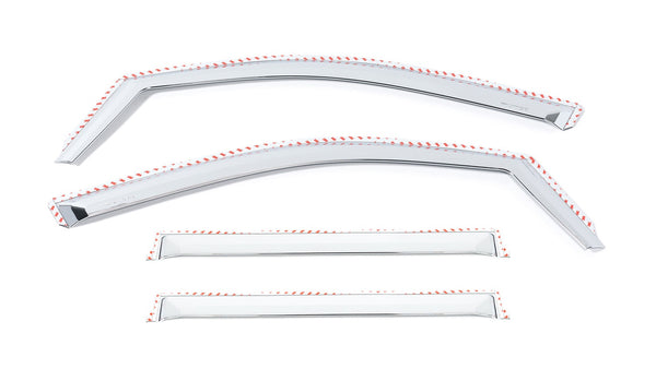 Element Chrome Window Visors-Chevrolet Silverado / GMC Sierra LD - Crew Cab (Set of 4) Element Chrome Window Visors-Chevrolet Silverado HD / GMC Sierra HD 2500/3500 - Crew Cab (Set of 4)