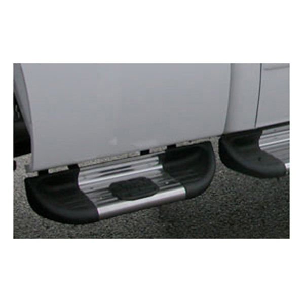 Polish Stainless Steel Side Entry Step Box Extensions, Select Dodge, Ram