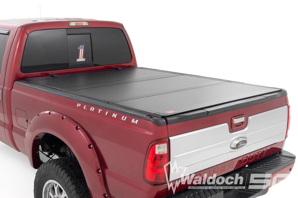 Hard Tri-Fold Flip Up Bed Cover | 6'10" Bed | Ford F-250/F-350 Super Duty (99-16)
