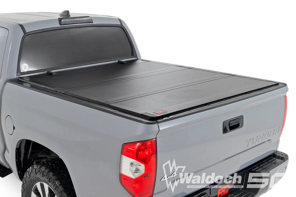 Hard Tri-Fold Flip Up Bed Cover | 5'7" Bed | Toyota Tundra 2WD/4WD (07-21)