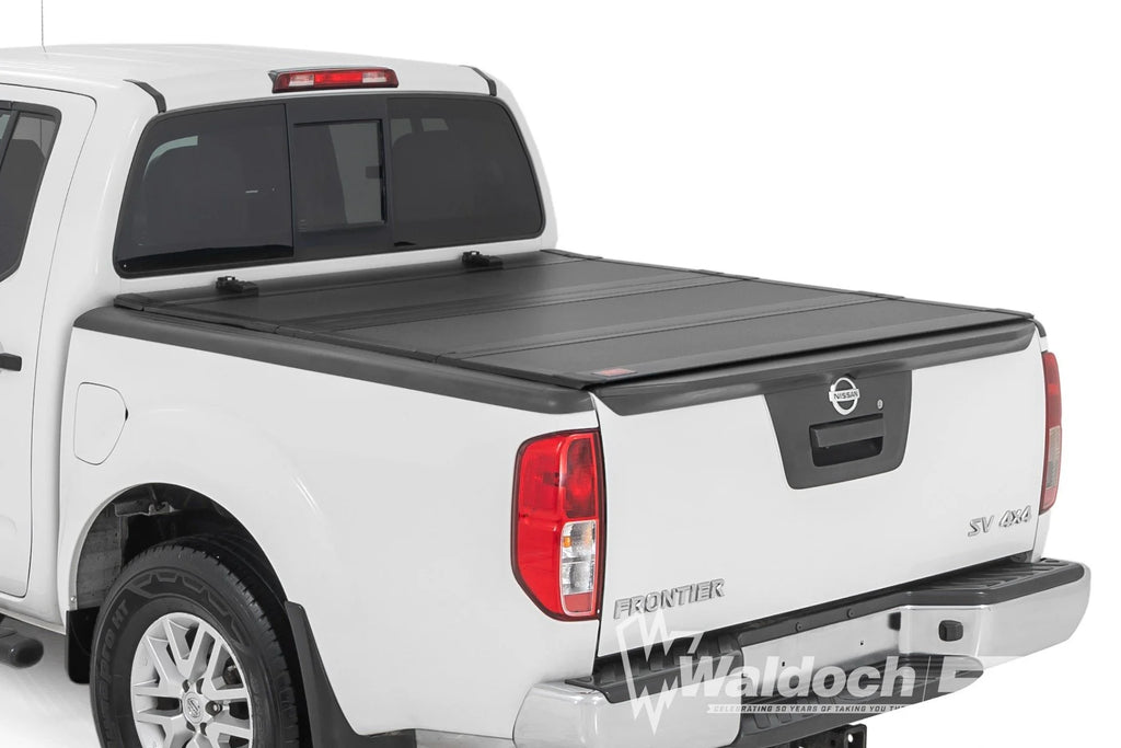 Hard Tri-Fold Flip Up Bed Cover | 5' Bed | Nissan Frontier 2WD/4WD (05-21)