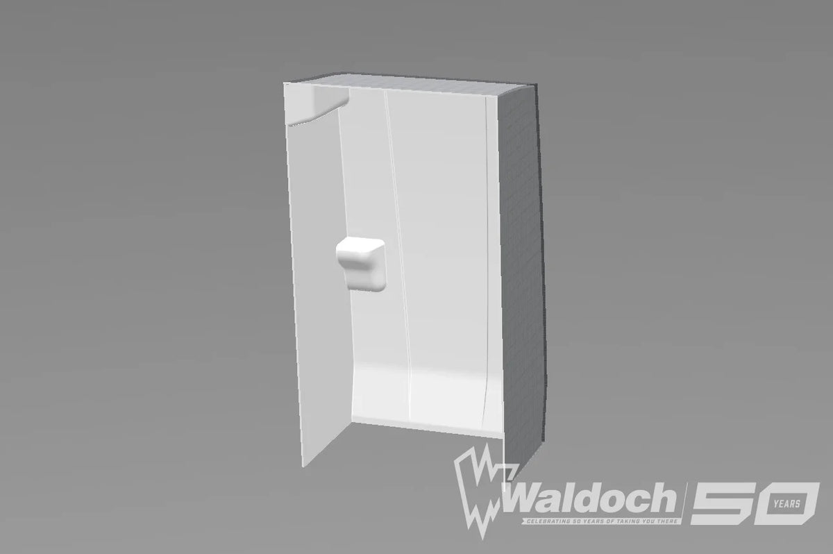 FIBERGLASS SHOWER SURROUND WHITE
