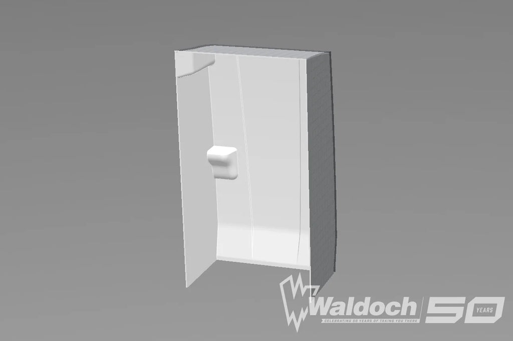 FIBERGLASS SHOWER SURROUND WHITE