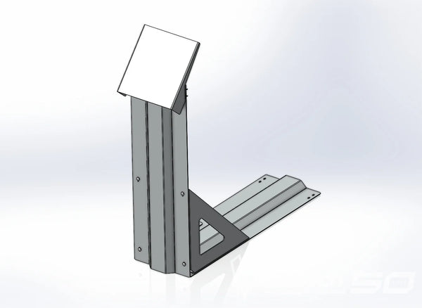 VEHICLE DISPLAY STAND ALUMINUM WINDOW STICKER DISPLAY SHOW CUSTOM CAR SHOW BOARD DISPLAY