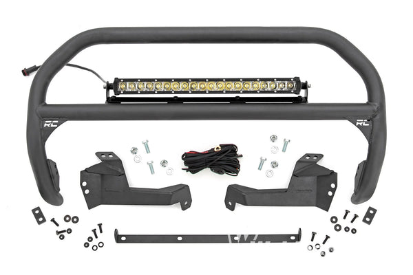 Nudge Bar | 20 Inch Chrome Single Row LED | Ford Bronco Sport 4WD (2021-2025)