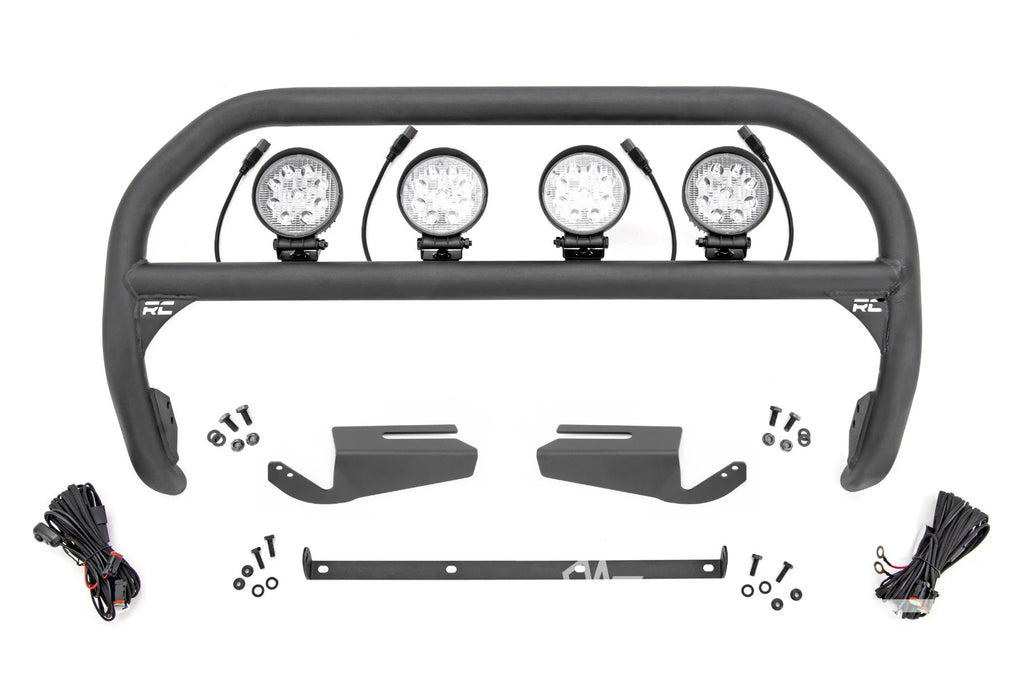 Nudge Bar | 4 Inch Round Led (x4) | OE Modular Steel | Ford Bronco 4WD (21-25)