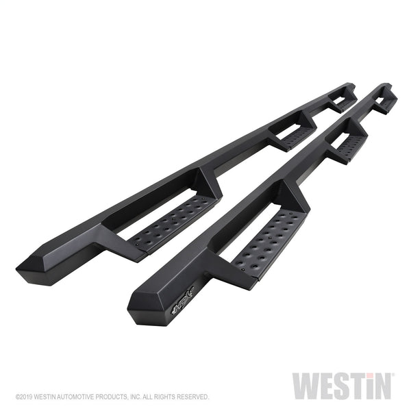 HDX Drop Wheel-to-Wheel Nerf Step Bars-Ram 2500/3500 Crew Cab 2019-2024 (8 ft Bed) (Excl. Dually)