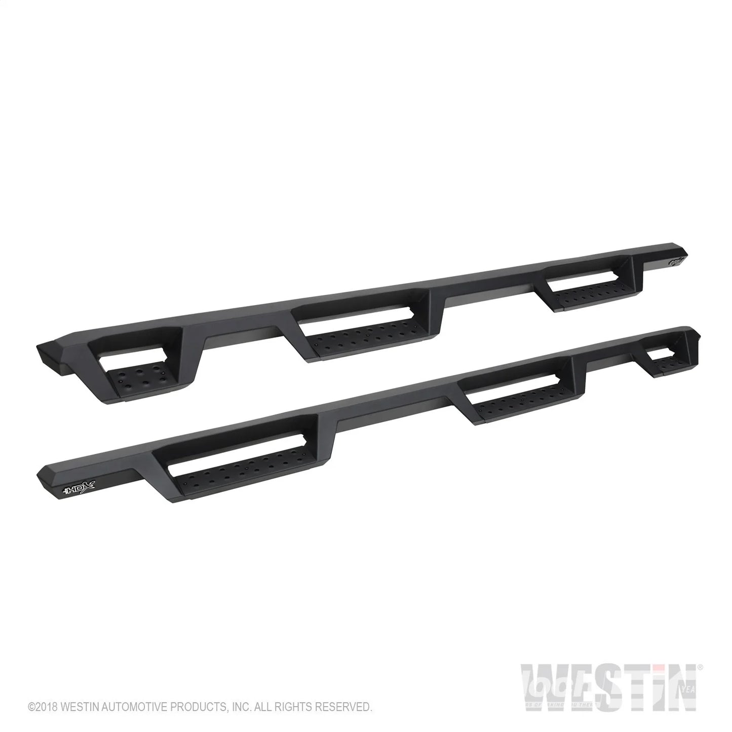 HDX Drop Wheel-to-Wheel Nerf Step Bars-Silverado/Sierra 1500 Crew Cab 2019-2024 (5.5' Bed) (Excl. 2019 Silverado LD/Sierra 1500 Limited)