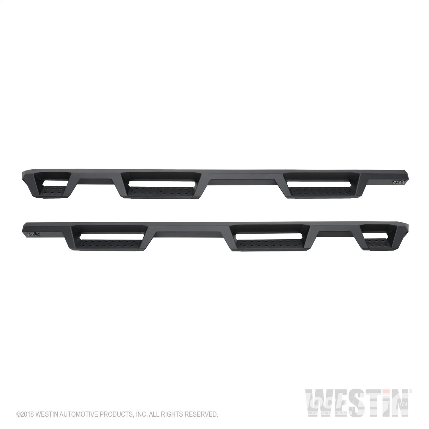 HDX Drop Wheel-to-Wheel Nerf Step Bars-Silverado/Sierra 1500 Crew Cab 2019-2024 (5.5' Bed) (Excl. 2019 Silverado LD/Sierra 1500 Limited)
